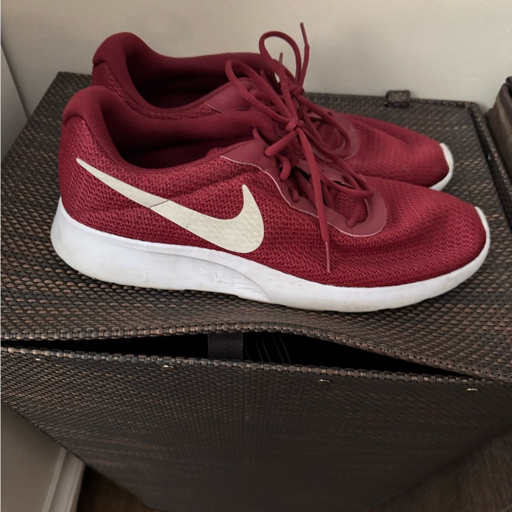 Nike Maroon Sneakers with White Logo - Picture 2 of 5